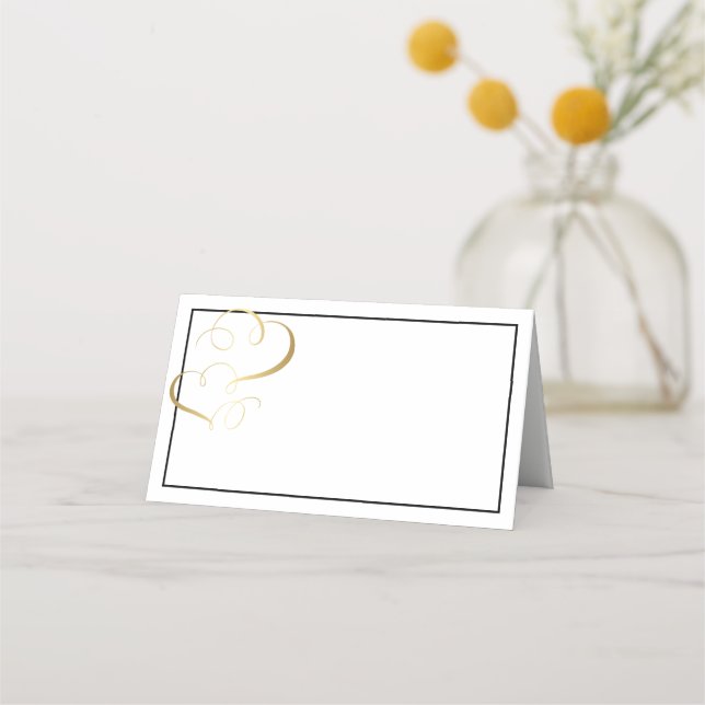 Carte De Placement Nom de la partie Carte d'emplacement (Devant)