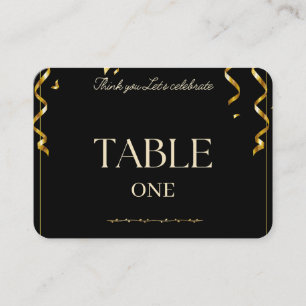 Carte De Placement Numéro de table pour la célébration de retraite Pr