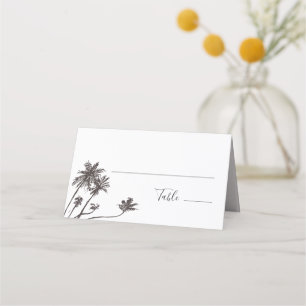 Carte De Placement Palm Breeze Escort de table