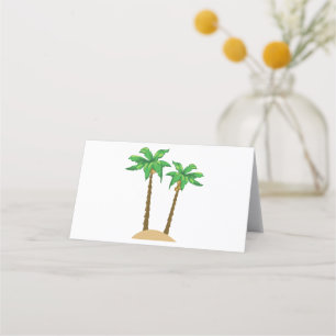 Carte De Placement Palmes de coco