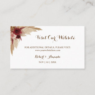 Carte De Placement Pampas Grass Visiter notre site Web Mariage insére