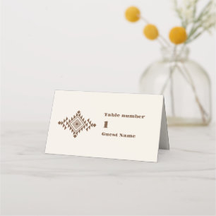 Carte De Placement Pays du Sud-Ouest Ranch Mariage de l'Ouest