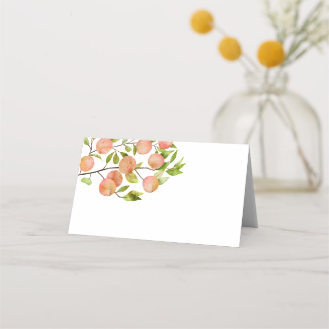 Carte De Placement Peach Party (Devant)