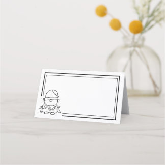 Carte De Placement Père Noël Little Elf