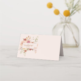 Carte De Placement Personnalisé Élégant Ami Soignant