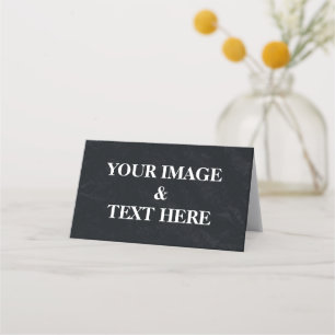 Carte De Placement Personnalisé Personnalisé Votre Propre Photo & Tex