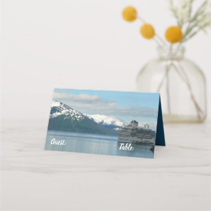 Carte De Placement Photographie de voyage de croisière en Alaska