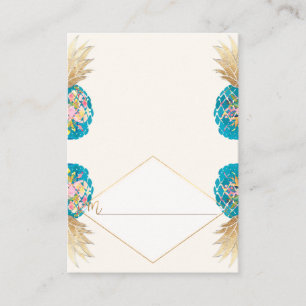 Carte De Placement PixDezines Aloha Hawaiian Ananas/Cartes de lieu