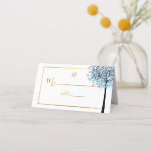 Carte De Placement PixDezines Arbre de LIfe+Aqua Bleu