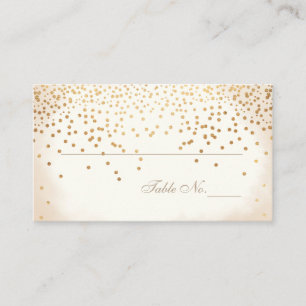 Carte De Placement PixDezines Sprinkles/Faux Gold/Place Cards
