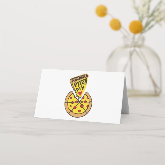 Carte De Placement Pizza Mania (Devant)