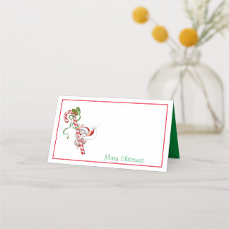 Carte De Placement Porte-table avec la souris de Noël