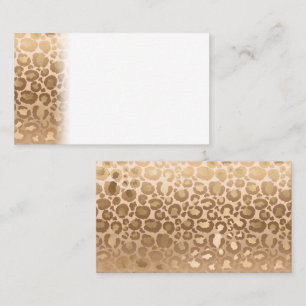 Carte De Placement Poster de animal de rayures de tigre Brown glamour