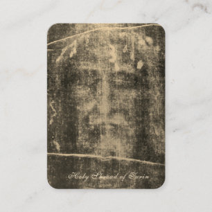 Carte De Placement Prière catholique Sainte Face de Jésus Suaire Turi