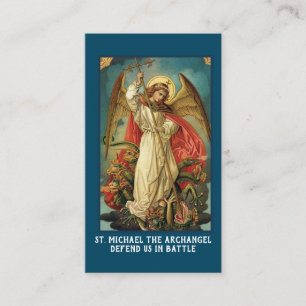 Carte De Placement Prière religieuse St. Michael Archangel