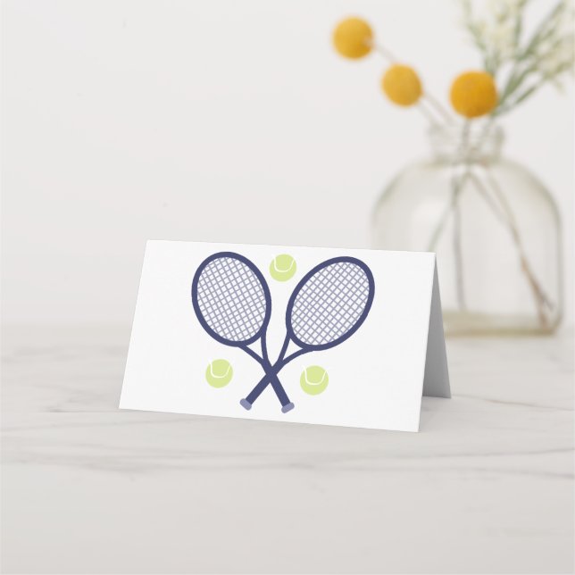 Carte De Placement Raquettes de tennis (Devant)