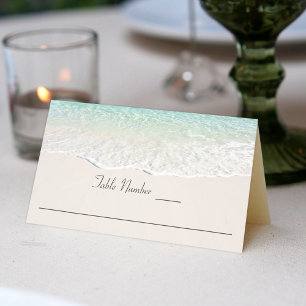 Carte De Placement Réception Ocean Shoreline Beach
