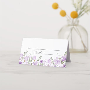 Carte De Placement Réception Wedding shower Fleur sauvage rustique