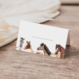 Carte De Placement Remplir Cheval 