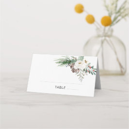 Carte De Placement Rose d'hiver Pinery Mariage