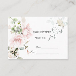 Carte De Placement Roses roses Roses Roses Foliage Combien de baisers