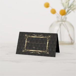 Carte De Placement Royal Roaring 20s Gold Art Déco Mariage