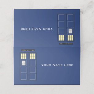 Carte De Placement Royaume-Uni - Blue Police Public Call Box 1