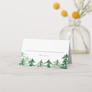 Carte De Placement Russe Aquarelle Mariage forestier