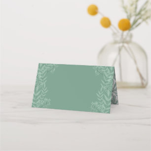 Carte De Placement Sage Green Mariage Vintage Botanique