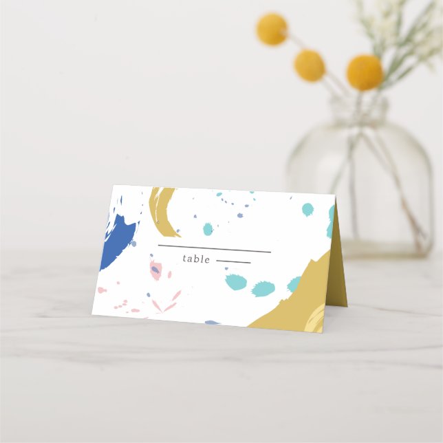 Carte De Placement Silhouette de la mariée et de la chambre (Devant)