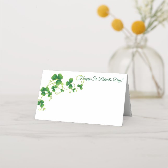 Carte De Placement St. Patrick's Day Party Nom Carte de lieu (Devant)