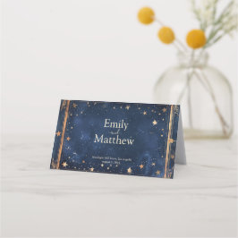 Carte De Placement Starry Night Romance Mariage