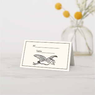 Carte De Placement Stork #2 Baby shower Sexe Révéler l'ivoire BG