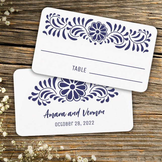 Carte De Placement Style talavera mexicain (Créateur téléchargé)