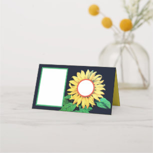 Carte De Placement SUNFLOWER Rustic Mariage Summer Party