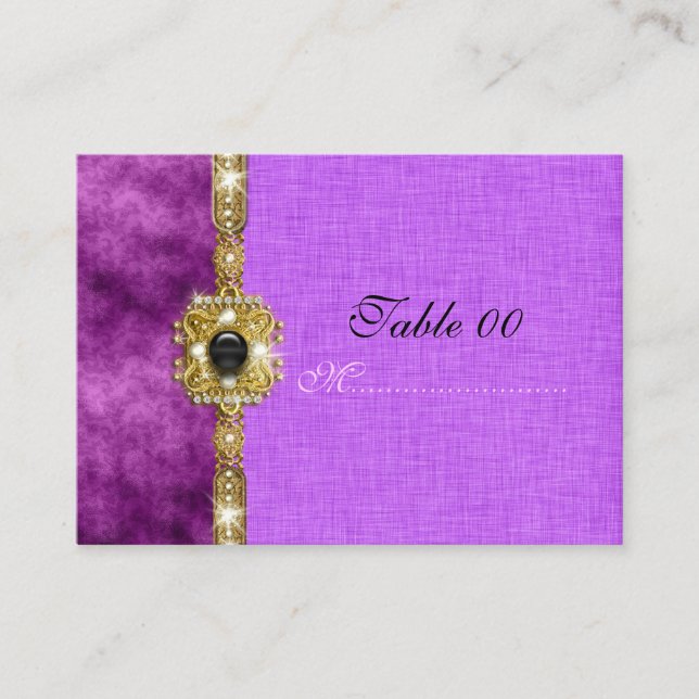 Carte De Placement "sweet sixteen" rose noir 16 ans (Devant)