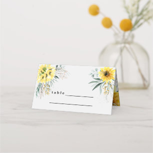 Carte De Placement Tournesol d'eucalyptus botanique russe