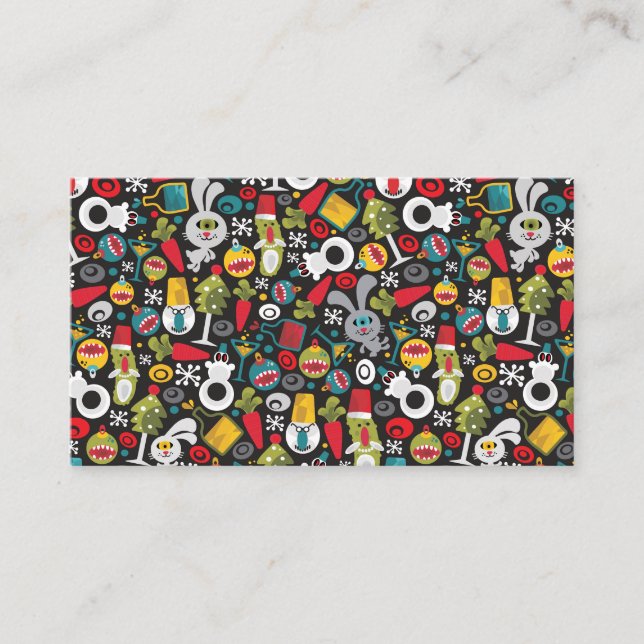 Carte De Placement Ugly Christmas and Happy New Year (Devant)