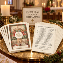 UNE PRIÈRE POUR LES SÉMINARISTES CATHOLIQUES RELIG