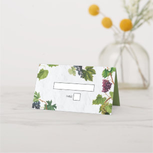 Carte De Placement Vignoble de raisins Méditerranée Grec Mariage