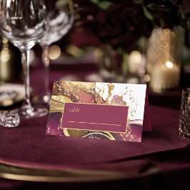 Carte De Placement Vin rouge Mariage Abstrait Sparkling ID1018