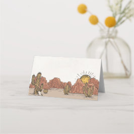 Carte De Placement Wild West Rodeo place carte anniversaire ou baby s