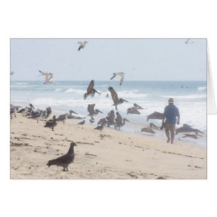Carte de plage de la Californie