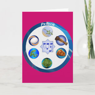 Carte de plat de Pesach Seder