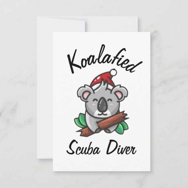 Carte de plongée Koala (Devant)