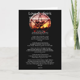 Carte de poème Spirit of Samhain
