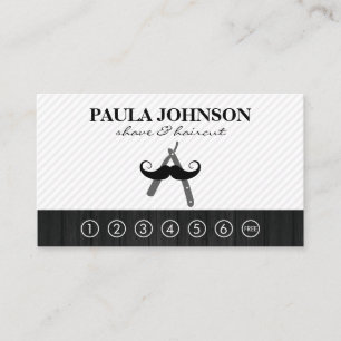 Carte de poinçonnage de la Moustache et de la lame