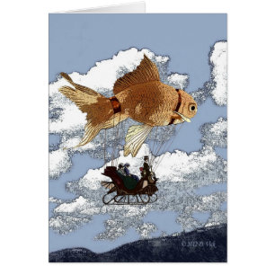 Carte de poisson rouge