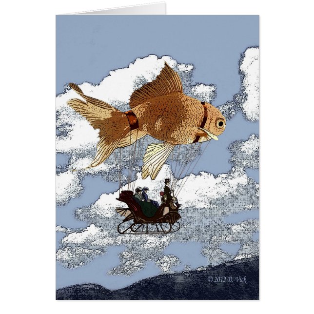 Carte de poisson rouge (Devant)