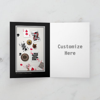 Carte de poker personnalisable pour joueurs Artsy